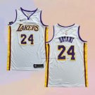 Men's Los Angeles Lakers Kobe Bryant NO 24 Association 2018 White Jersey