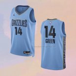 Men's Memphis Grizzlies Danny Green NO 14 Statement 2022-23 Blue Jersey