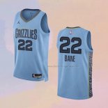 Men's Memphis Grizzlies Desmond Bane NO 22 Statement 2022-23 Blue Jersey
