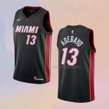 Men's Miami Heat Bam Adebayo NO 13 Icon 2020-21 Black Jersey