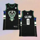 Men's Milwaukee Bucks Damian Lillard NO 0 Statement 2018-19 Black Jersey