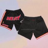 Miami Heat Just Don Black Shorts