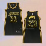 Women's Los Angeles Lakers LeBron James NO 23 Black Jersey