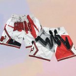 Chicago Bulls Just Don Red White Shorts