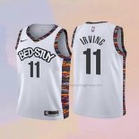 Kid's Brooklyn Nets Kyrie Irving NO 11 City 2019-20 White Jersey