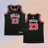 Kid's Chicago Bulls Michael Jordan NO 23 Black Jersey5