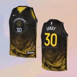 Kid's Golden State Warriors Stephen Curry NO 30 City 2022-23 Black Jersey
