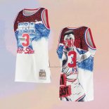 Men's All Star 1991 Patrick Ewing NO 3 White Jersey