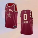 Men's All Star 2024 Boston Celtics Jayson Tatum NO 0 Red Jersey