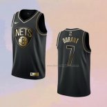 Men's Golden Edition Brooklyn Nets Kevin Durant NO 7 Black Jersey