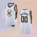Men's Indiana Pacers Bennedict Mathurin NO 00 Association 2022-23 White Jersey