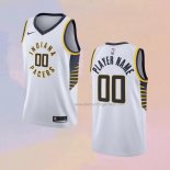 Men's Indiana Pacers Customize Association 2020-21 White Jersey