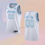 Men's Los Angeles Lakers Customize City 2021-22 White Jersey