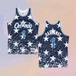 Men's Orlando Magic Penny Hardaway NO 1 Independence Day Mitchell & Ness Blue Jersey