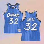 Men's Orlando Magic Shaquille O'neal NO 32 Throwback Blue Jersey