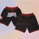 Philadelphia 76ers Just Don Black Shorts