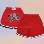 Battles Empire Red Shorts