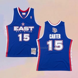 Men's All Star 2005 Brooklyn Nets Vince Carter NO 15 Blue Jersey