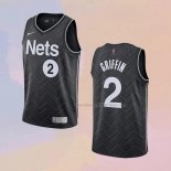 Men's Brooklyn Nets Blake Griffin NO 2 Earned 2020-21 Black Jersey