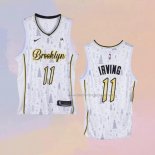 Men's Brooklyn Nets Kyrie Irving NO 11 Christmas White Jersey