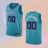 Men's Charlotte Hornets Customize Icon Green Jersey