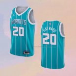Men's Charlotte Hornets Gordon Hayward NO 20 Icon 2020-21 Green Jersey
