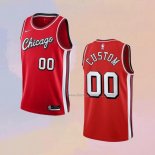 Men's Chicago Bulls Customize City 2021-22 Red Jersey