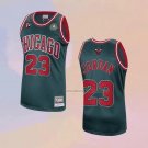 Men's Chicago Bulls Michael Jordan NO 23 Mitchell & Ness 1997-98 Green Jersey