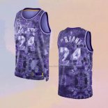 Men's Los Angeles Lakers Kobe Bryant NO 24 Select Series 2023 Purple Jersey