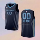 Men's Memphis Grizzlies Customize Icon Blue Jersey