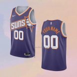 Men's Phoenix Suns Customize Icon 2023-24 Purple Jersey