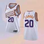 Men's Phoenix Suns Toumani Camara NO 20 Association 2023-24 White Jersey