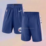 Philadelphia 76ers 2017-18 Blue Shorts