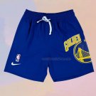 Golden State Warriors Big Logo Just Don Blue Shorts