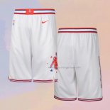 Houston Rockets City 2023-24 White Shorts