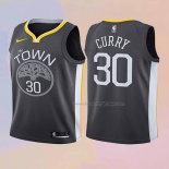 Kid's Golden State Warriors Stephen Curry NO 30 Statement 2017-18 Gray Jersey