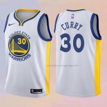 Kid's Golden State Warriors Stephen Curry NO 30 White Jersey