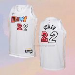 Kid's Miami Heat Jimmy Butler NO 22 City 2022-23 White Jersey