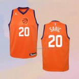 Kid's Phoenix Suns Dario Saric Statement 2020-21 Orange Jersey