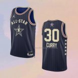 Men's All Star 2024 Golden State Warriors Stephen Curry NO 30 Blue Jersey