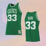 Men's Boston Celtics Larry Bird NO 33 Mitchell & Ness 1985-86 Green Jersey