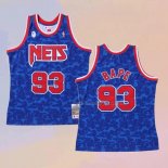 Men's Brooklyn Nets Bape NO 93 Hardwood Classic Blue Jersey
