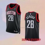 Men's Houston Rockets Alperen Sengun NO 28 Statement 2023-24 Black Jersey