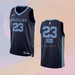 Men's Memphis Grizzlies Derrick Rose NO 23 Icon Blue Jersey