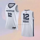 Men's Memphis Grizzlies Ja Morant NO 12 Association 2022-23 White Jersey