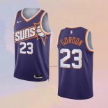 Men's Phoenix Suns Eric Gordon NO 23 Icon 2023-24 Purple Jersey