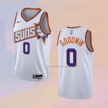 Men's Phoenix Suns Jordan Goodwin NO 0 Association 2023-24 White Jersey