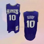 Men's Sacramento Kings Mike Bibby NO 10 Mitchell & Ness 2001-02 Purple Jersey