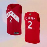Men's Toronto Raptors Kawhi Leonard NO 2 Earned 2018-19 Red Jersey