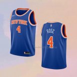 Kid's New York Knicks Derrick Rose NO 4 Icon Blue Jersey